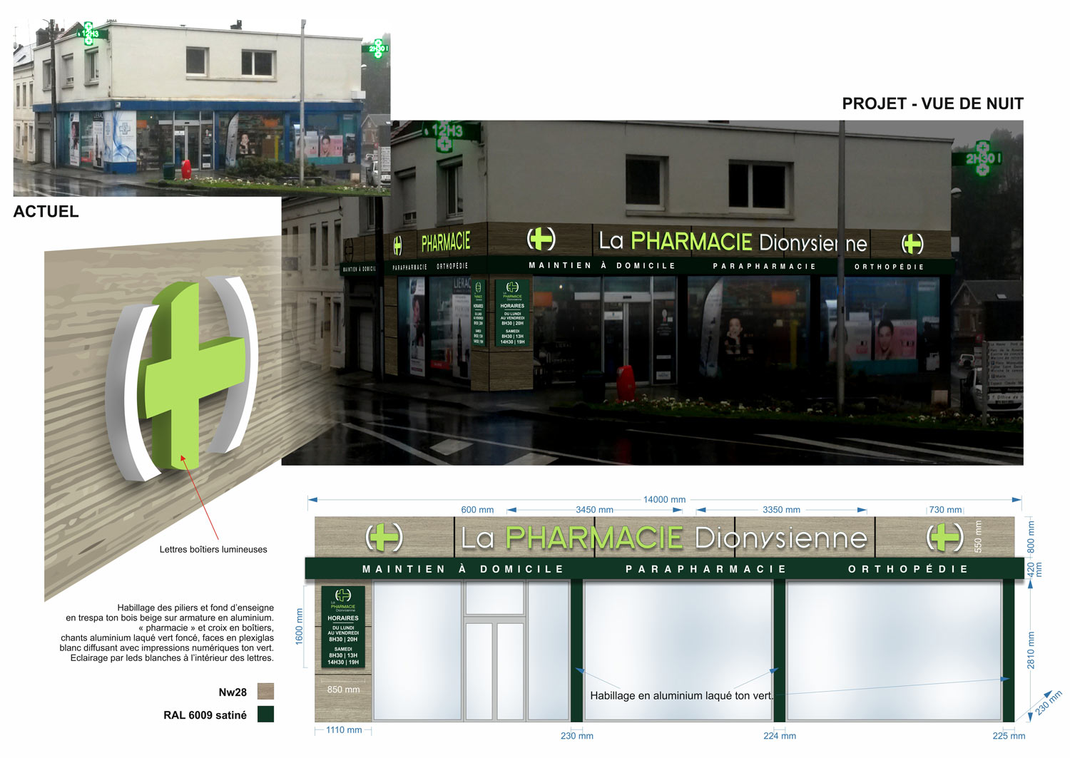 Réalisation d'enseigne